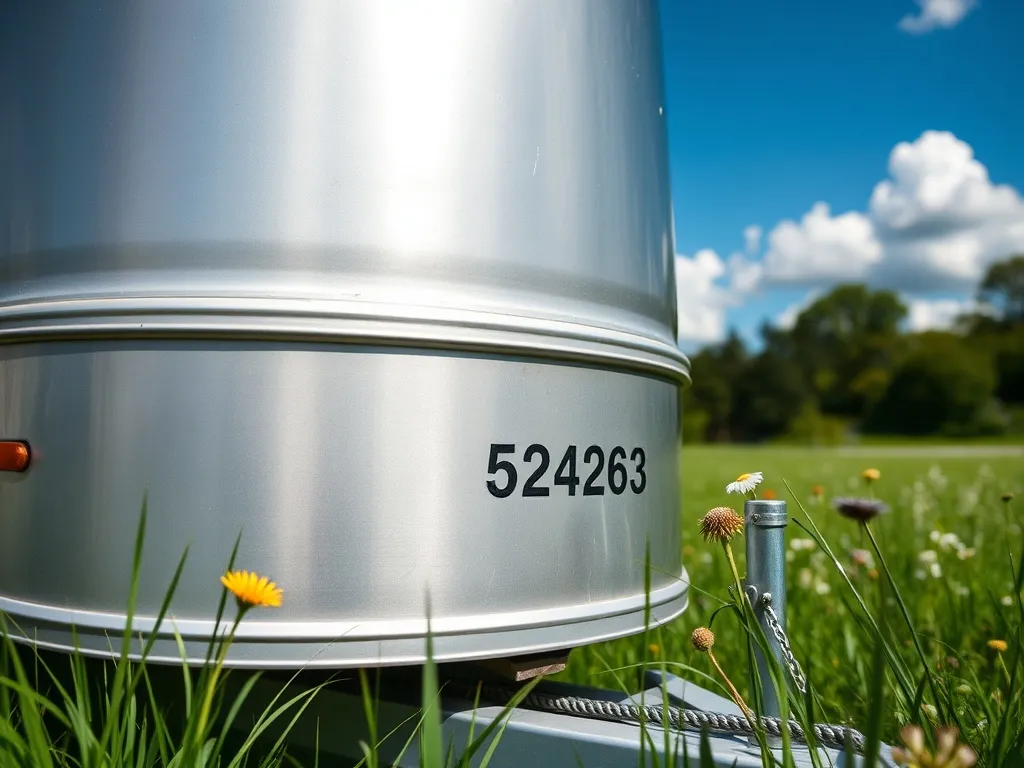 Gdzie są nabite numery na przyczepie SAM?